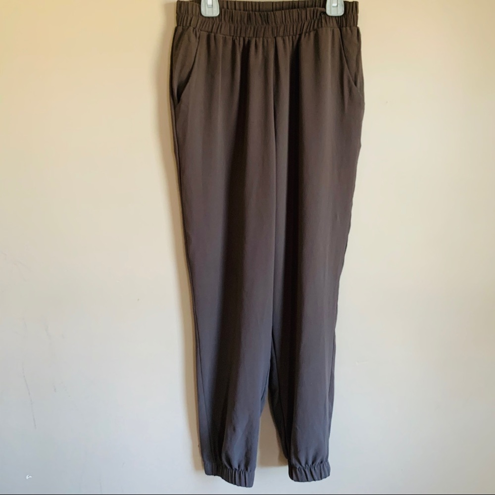 Lush Size Small Harem jogger pants purple brown